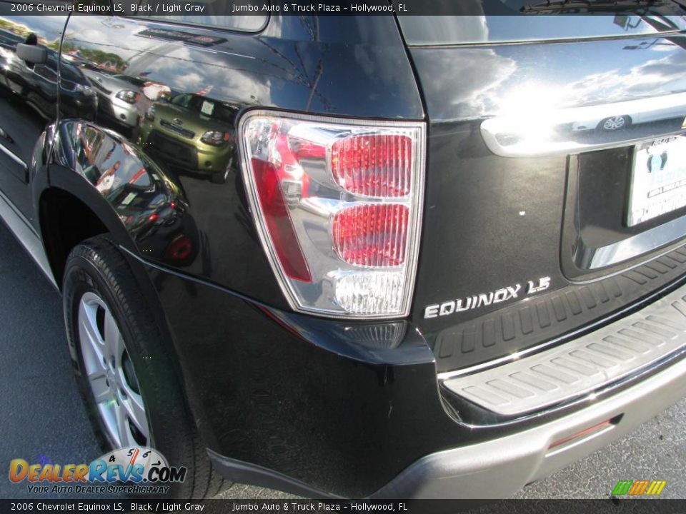 2006 Chevrolet Equinox LS Black / Light Gray Photo #8