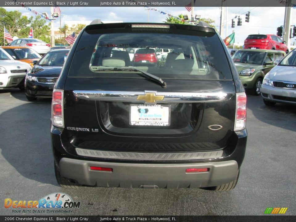 2006 Chevrolet Equinox LS Black / Light Gray Photo #9