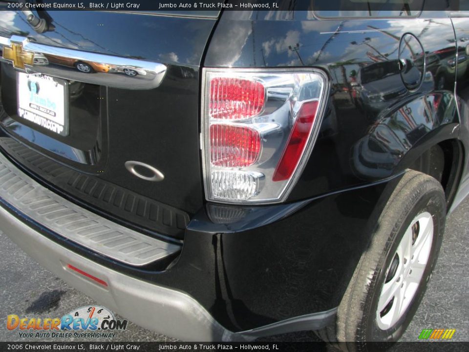 2006 Chevrolet Equinox LS Black / Light Gray Photo #10