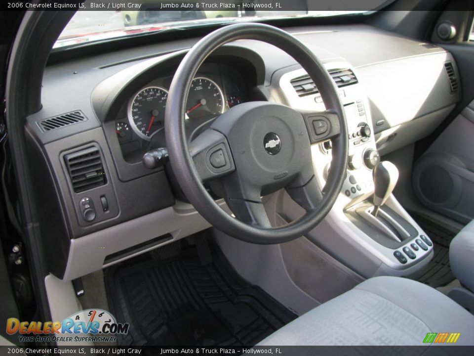 2006 Chevrolet Equinox LS Black / Light Gray Photo #16