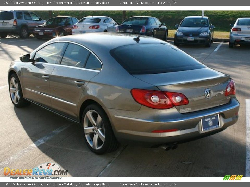 2011 Volkswagen CC Lux Light Brown Metallic / Cornsilk Beige/Black Photo #6