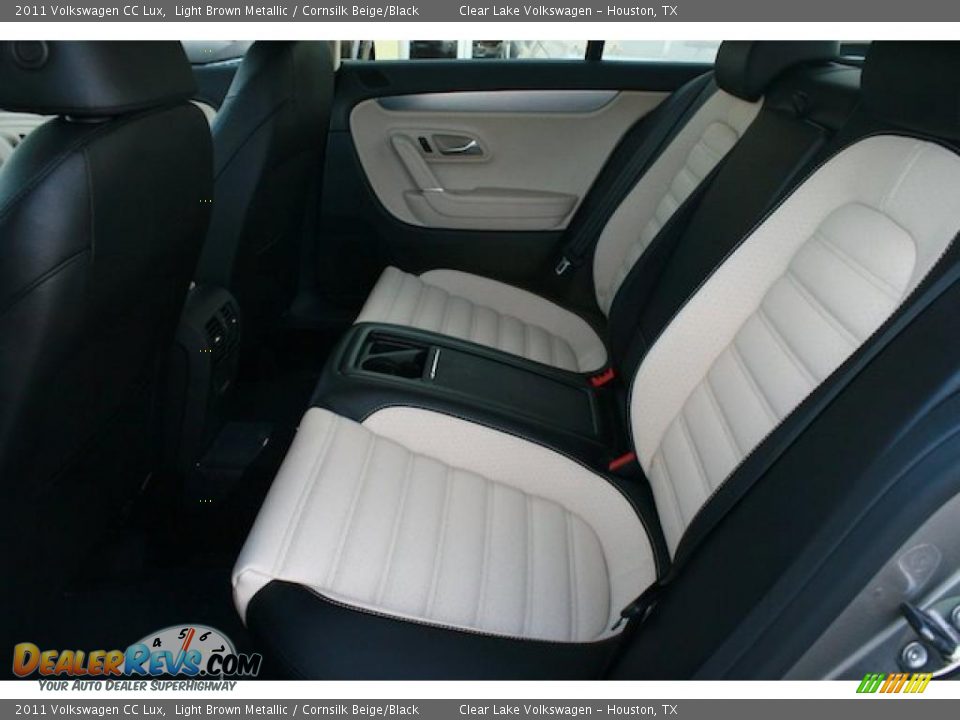 Cornsilk Beige/Black Interior - 2011 Volkswagen CC Lux Photo #12