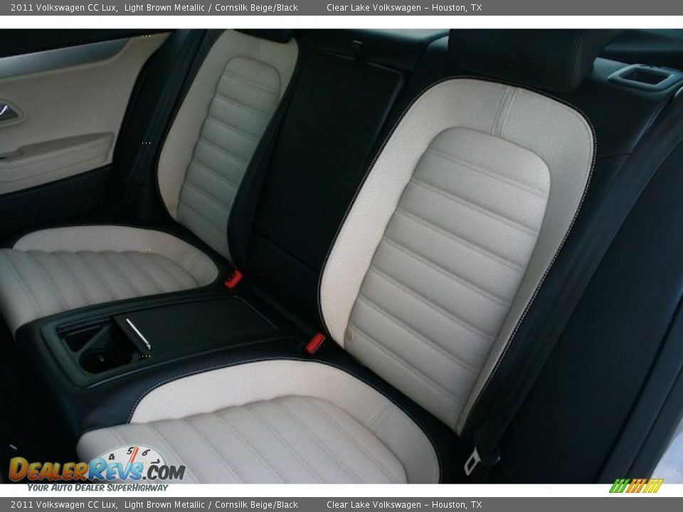 Cornsilk Beige/Black Interior - 2011 Volkswagen CC Lux Photo #16