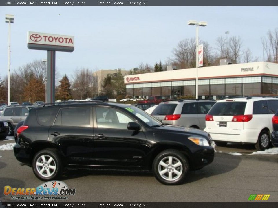 2006 Toyota RAV4 Limited 4WD Black / Taupe Photo #1