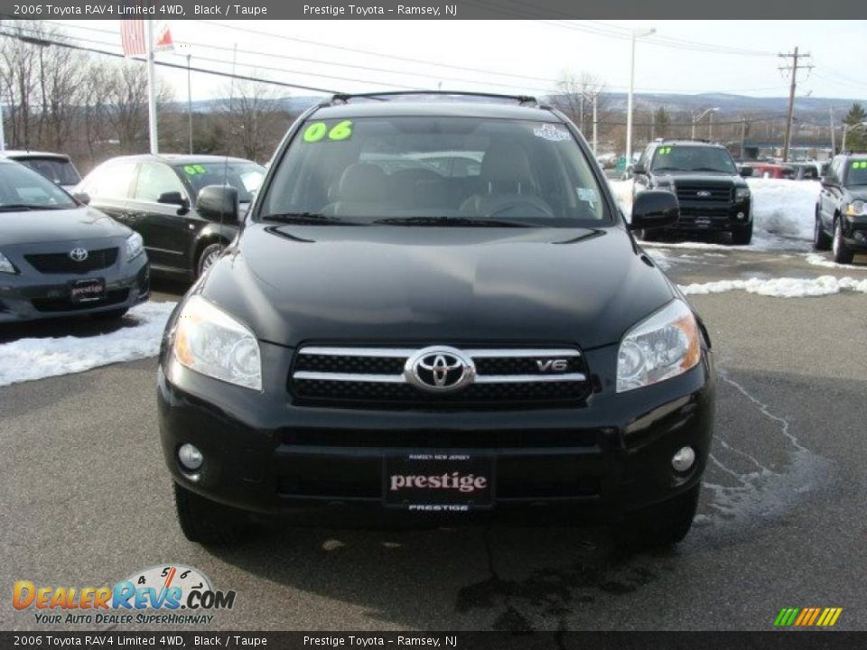 2006 Toyota RAV4 Limited 4WD Black / Taupe Photo #2