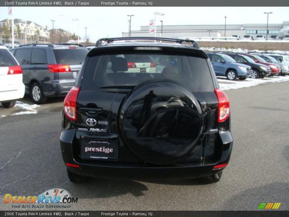 2006 Toyota RAV4 Limited 4WD Black / Taupe Photo #5