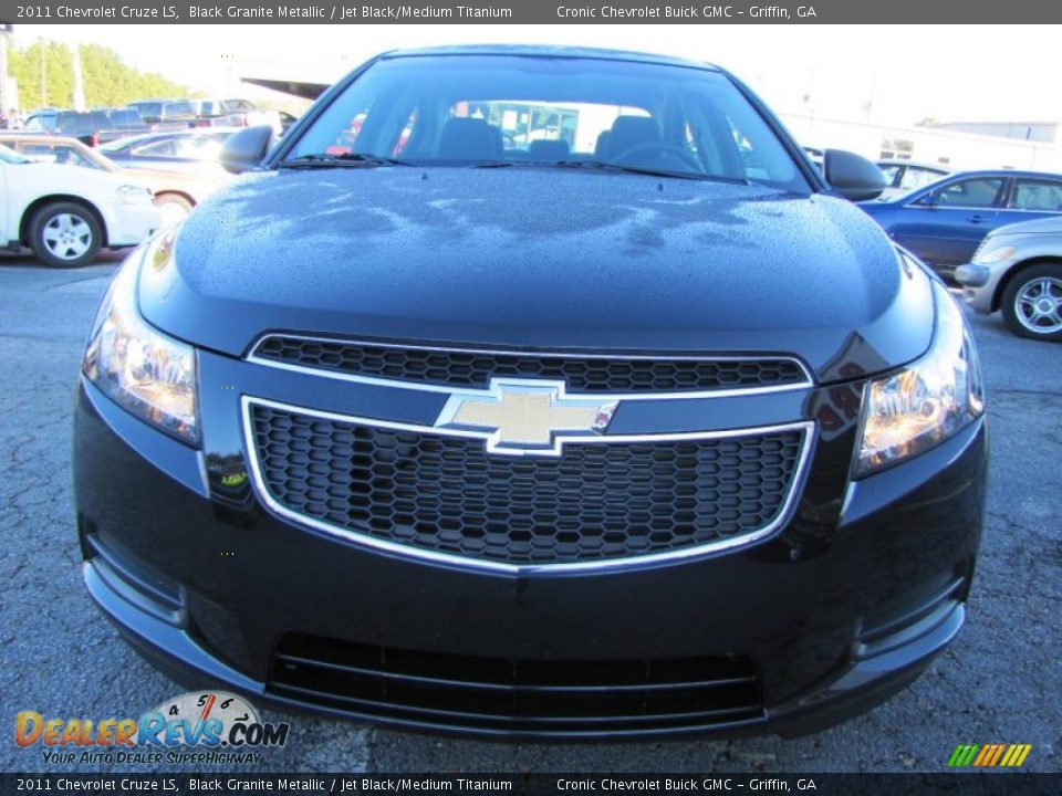 2011 Chevrolet Cruze LS Black Granite Metallic / Jet Black/Medium Titanium Photo #2