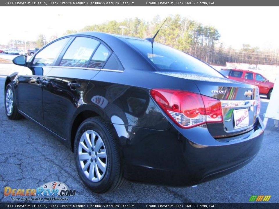 2011 Chevrolet Cruze LS Black Granite Metallic / Jet Black/Medium Titanium Photo #5