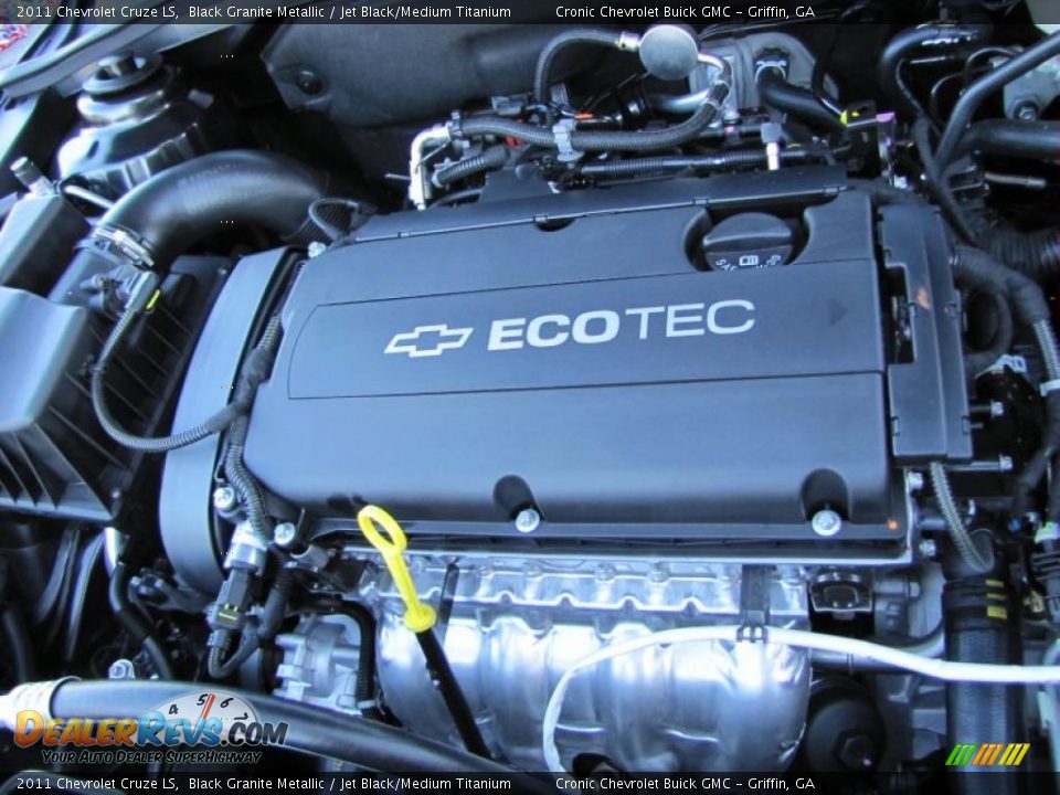 2011 Chevrolet Cruze LS Black Granite Metallic / Jet Black/Medium Titanium Photo #9