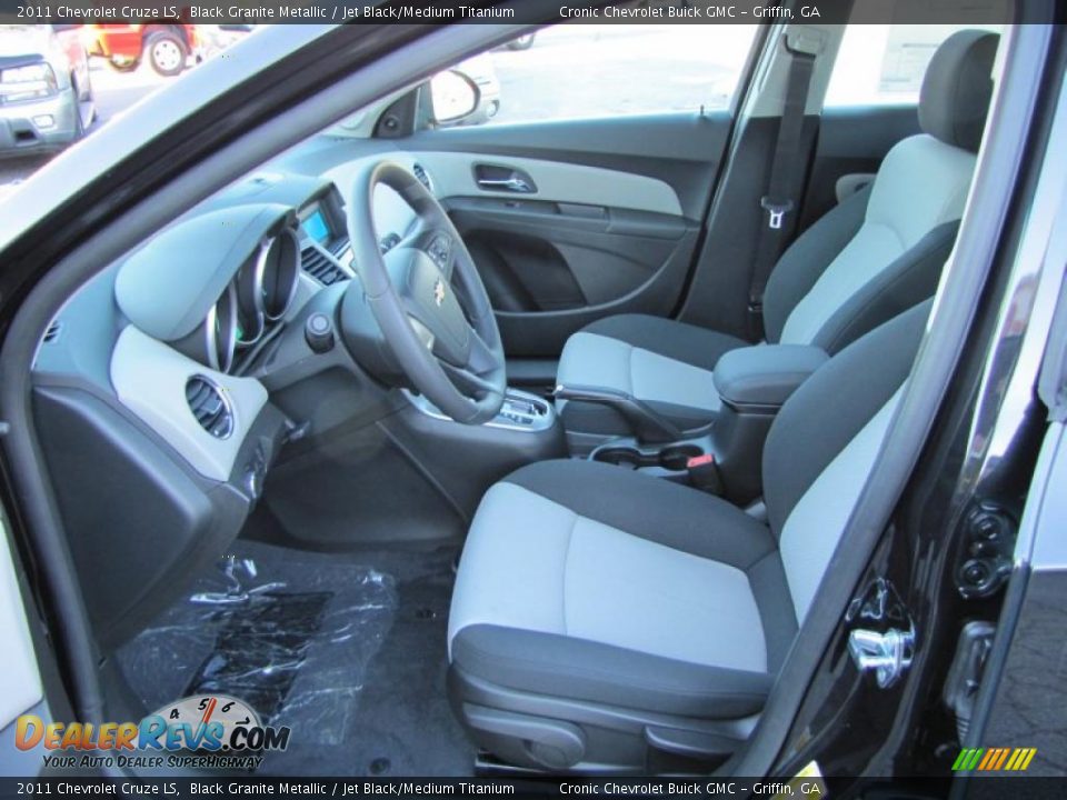2011 Chevrolet Cruze LS Black Granite Metallic / Jet Black/Medium Titanium Photo #10