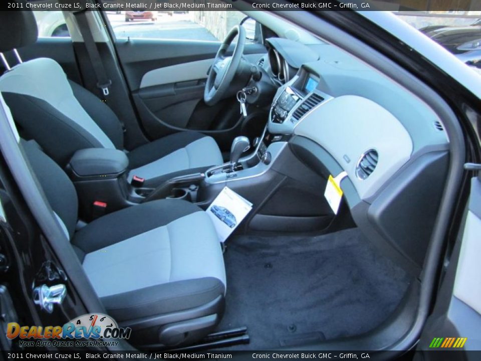 2011 Chevrolet Cruze LS Black Granite Metallic / Jet Black/Medium Titanium Photo #12