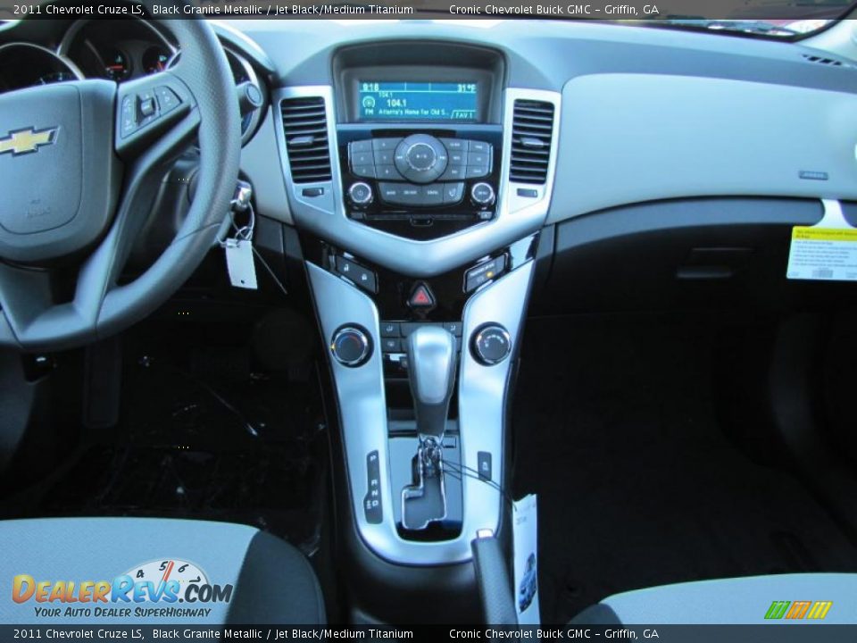 2011 Chevrolet Cruze LS Black Granite Metallic / Jet Black/Medium Titanium Photo #13