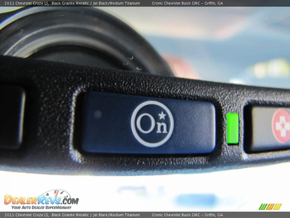 2011 Chevrolet Cruze LS Black Granite Metallic / Jet Black/Medium Titanium Photo #17