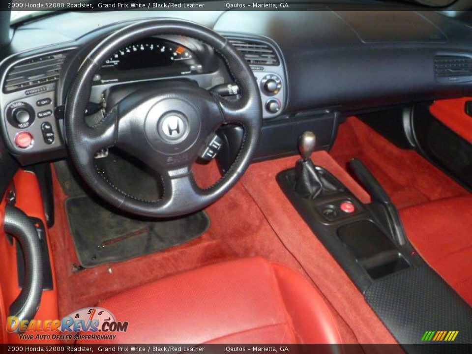 Black Red Leather Interior 2000 Honda S2000 Roadster Photo