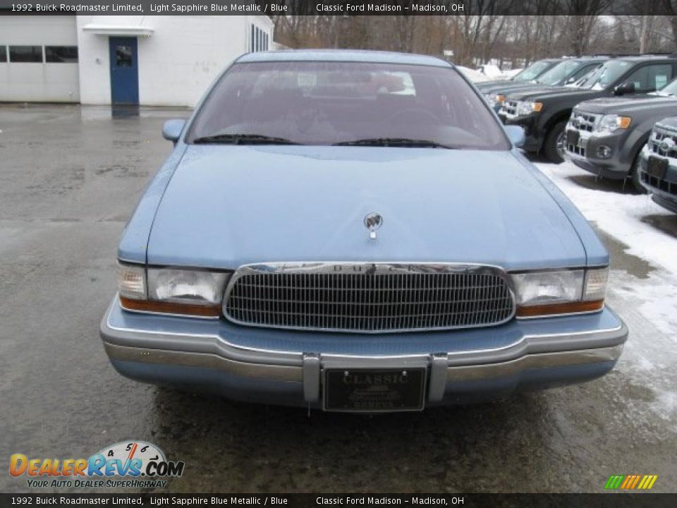 1992 Buick Roadmaster Limited Light Sapphire Blue Metallic / Blue Photo #2