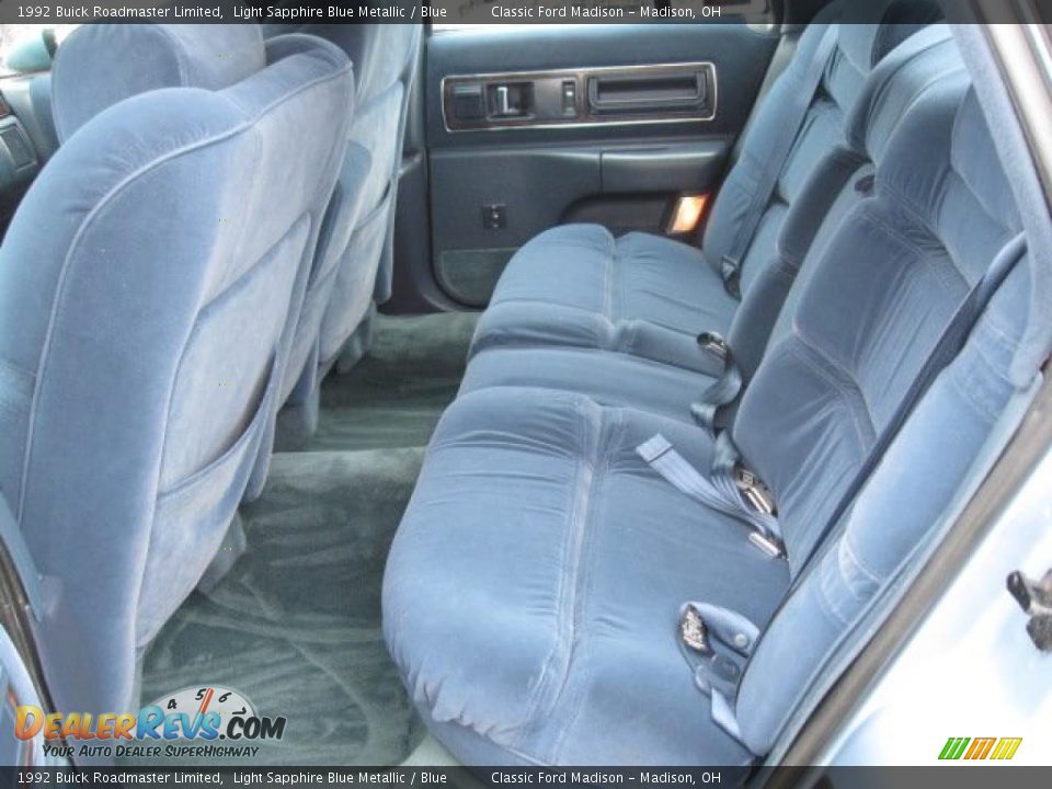 Blue Interior - 1992 Buick Roadmaster Limited Photo #14