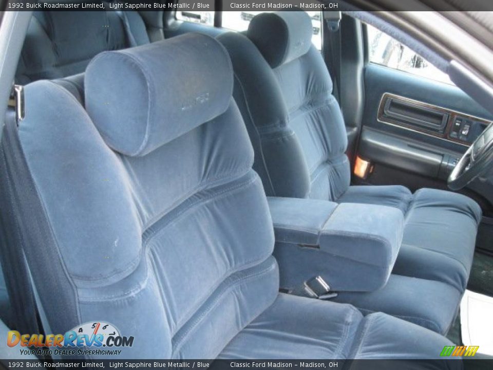 Blue Interior - 1992 Buick Roadmaster Limited Photo #19