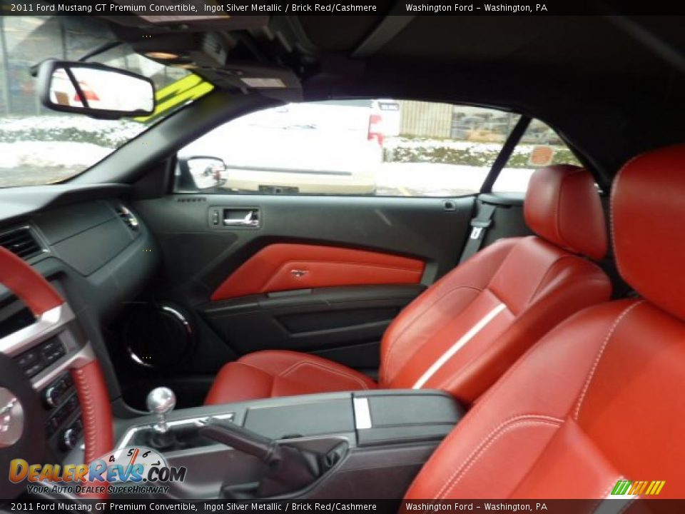 Brick Red/Cashmere Interior - 2011 Ford Mustang GT Premium Convertible Photo #10