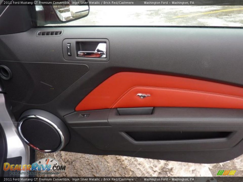 Door Panel of 2011 Ford Mustang GT Premium Convertible Photo #16