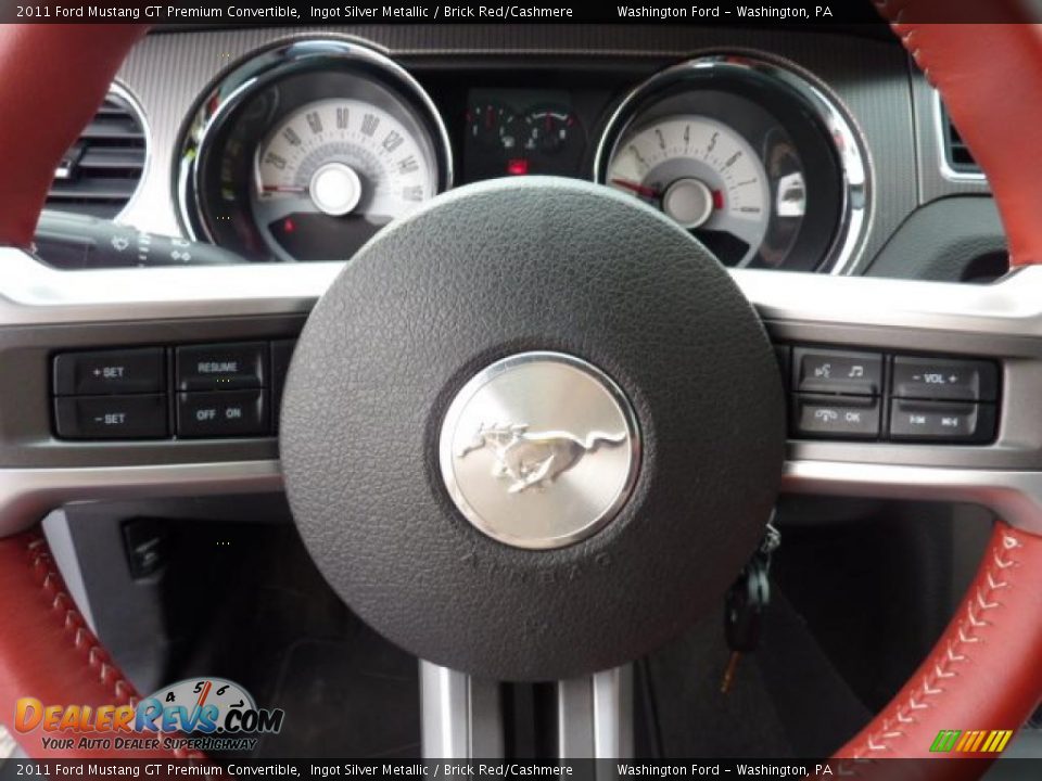 Controls of 2011 Ford Mustang GT Premium Convertible Photo #19