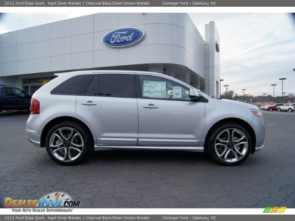 Ingot Silver Metallic 2011 Ford Edge Sport Photo #2