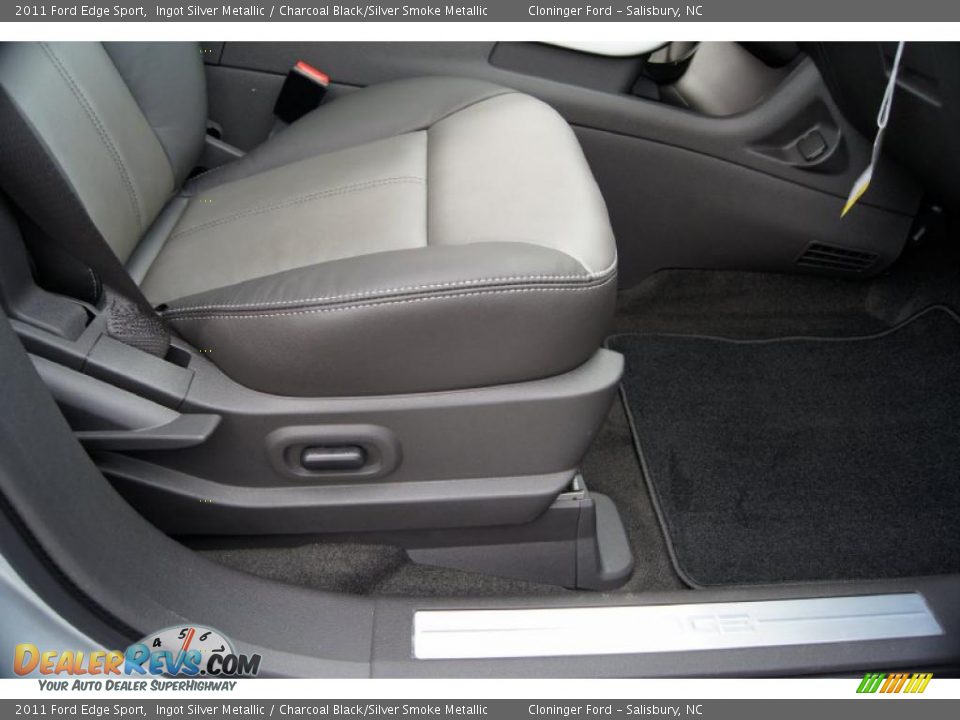 2011 Ford Edge Sport Ingot Silver Metallic / Charcoal Black/Silver Smoke Metallic Photo #17