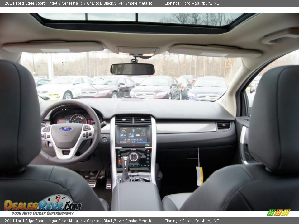 2011 Ford Edge Sport Ingot Silver Metallic / Charcoal Black/Silver Smoke Metallic Photo #23