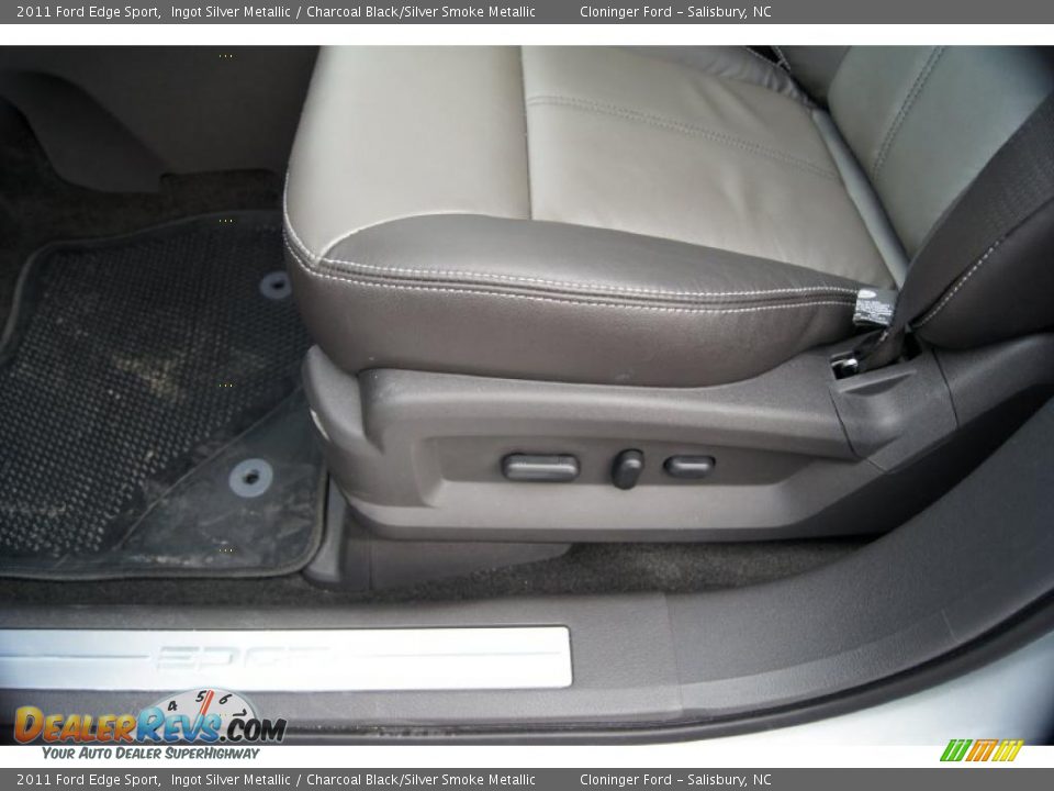 2011 Ford Edge Sport Ingot Silver Metallic / Charcoal Black/Silver Smoke Metallic Photo #26