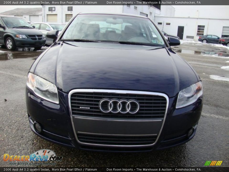 2006 Audi A4 3.2 quattro Sedan Moro Blue Pearl Effect / Platinum Photo #3