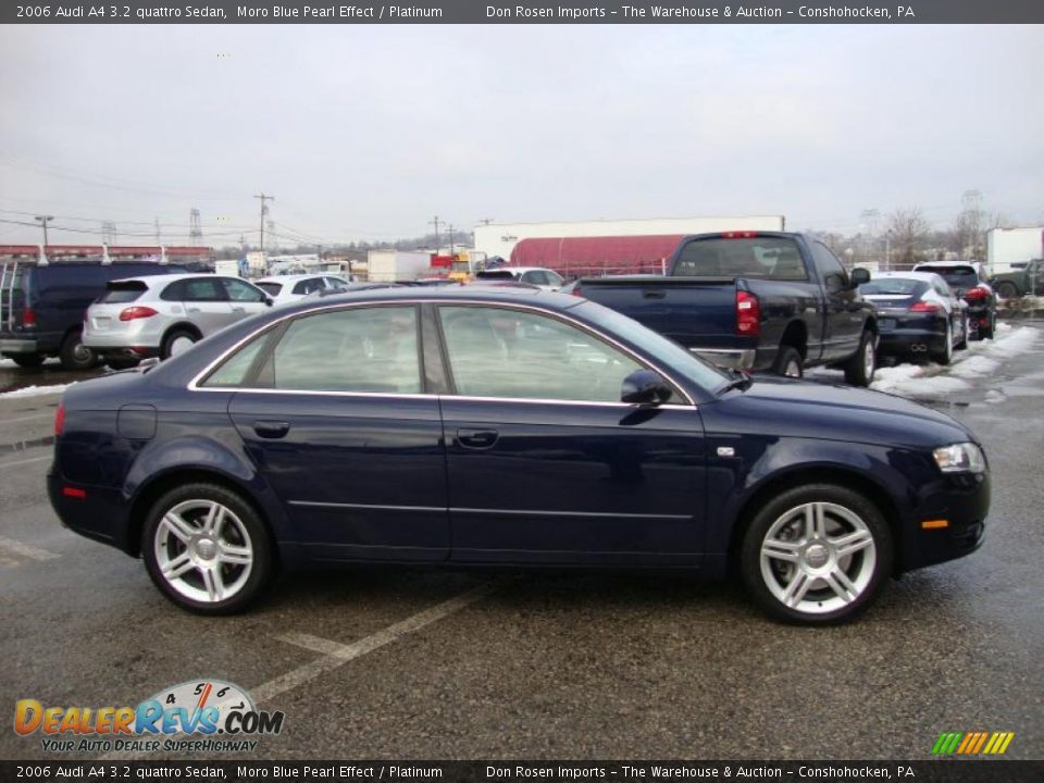 Moro Blue Pearl Effect 2006 Audi A4 3.2 quattro Sedan Photo #7