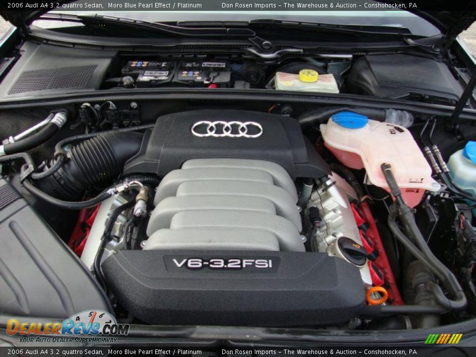 2006 Audi A4 3.2 quattro Sedan 3.2 Liter FSI DOHC 24-Valve VVT V6 Engine Photo #34