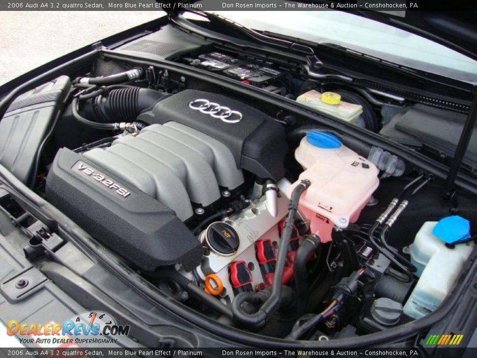 2006 Audi A4 3.2 quattro Sedan 3.2 Liter FSI DOHC 24-Valve VVT V6 Engine Photo #35