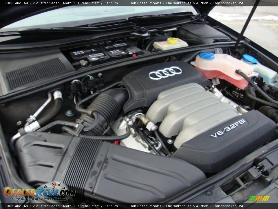 2006 Audi A4 3.2 quattro Sedan 3.2 Liter FSI DOHC 24-Valve VVT V6 Engine Photo #36