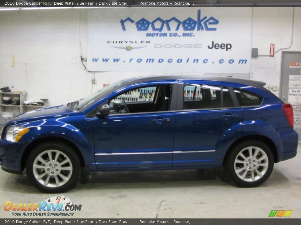 2010 Dodge Caliber R/T Deep Water Blue Pearl / Dark Slate Gray Photo #1