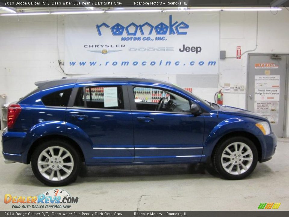 2010 Dodge Caliber R/T Deep Water Blue Pearl / Dark Slate Gray Photo #3