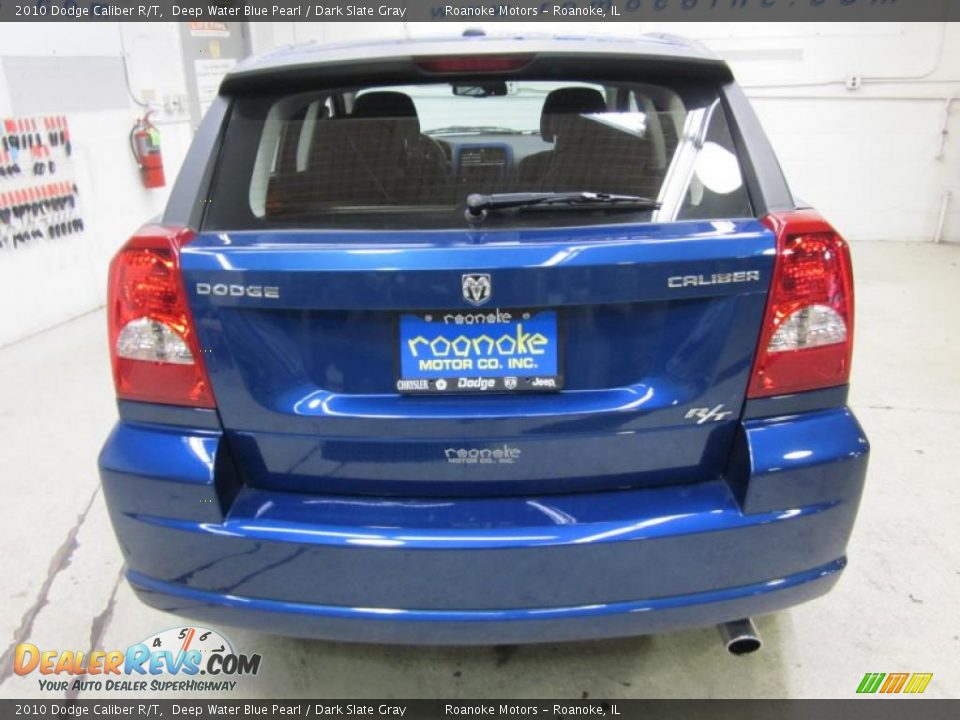 2010 Dodge Caliber R/T Deep Water Blue Pearl / Dark Slate Gray Photo #4