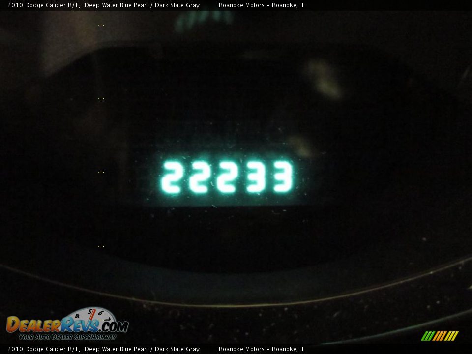 2010 Dodge Caliber R/T Deep Water Blue Pearl / Dark Slate Gray Photo #19