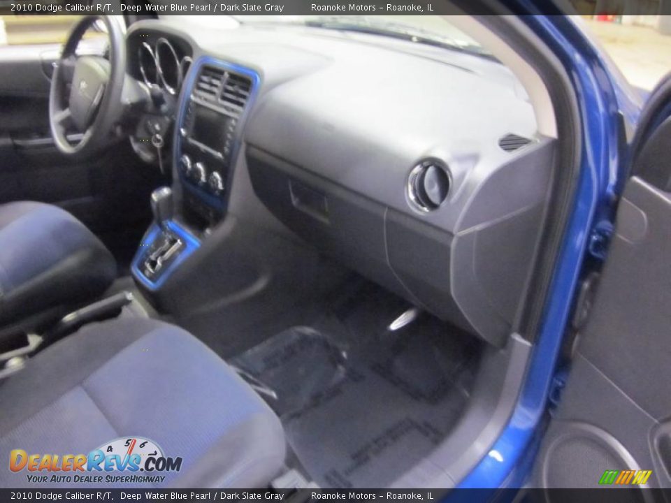 2010 Dodge Caliber R/T Deep Water Blue Pearl / Dark Slate Gray Photo #24