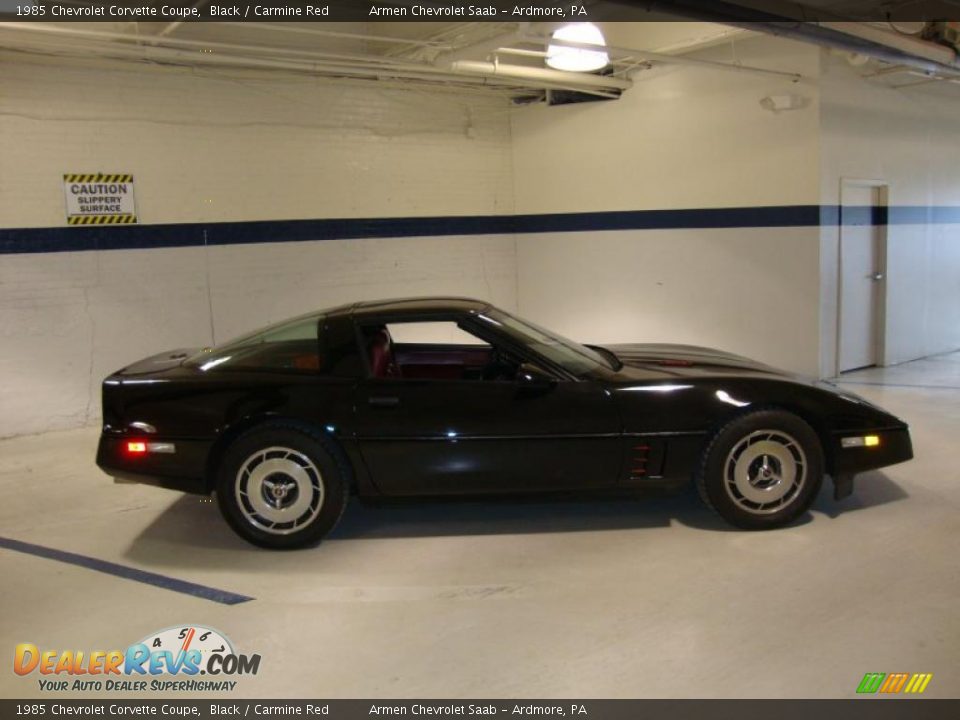 Black 1985 Chevrolet Corvette Coupe Photo #7