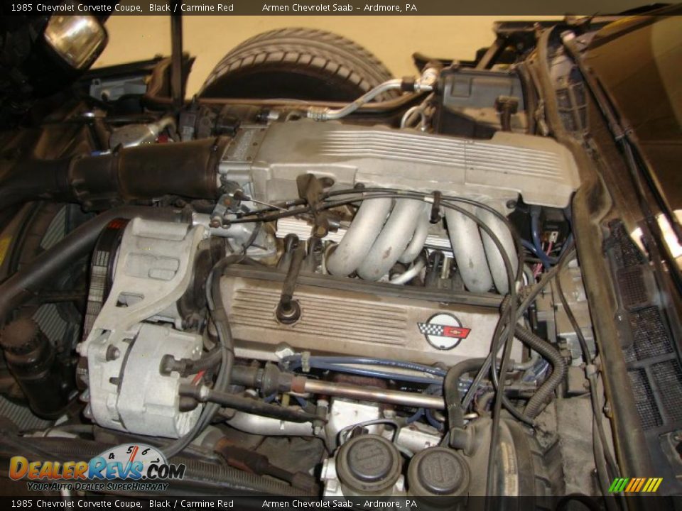 1985 Chevrolet Corvette Coupe 5.7 Liter OHV 16-Valve L98 V8 Engine Photo #26