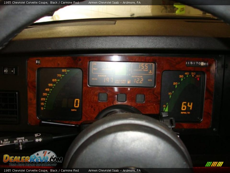 1985 Chevrolet Corvette Coupe Gauges Photo #33