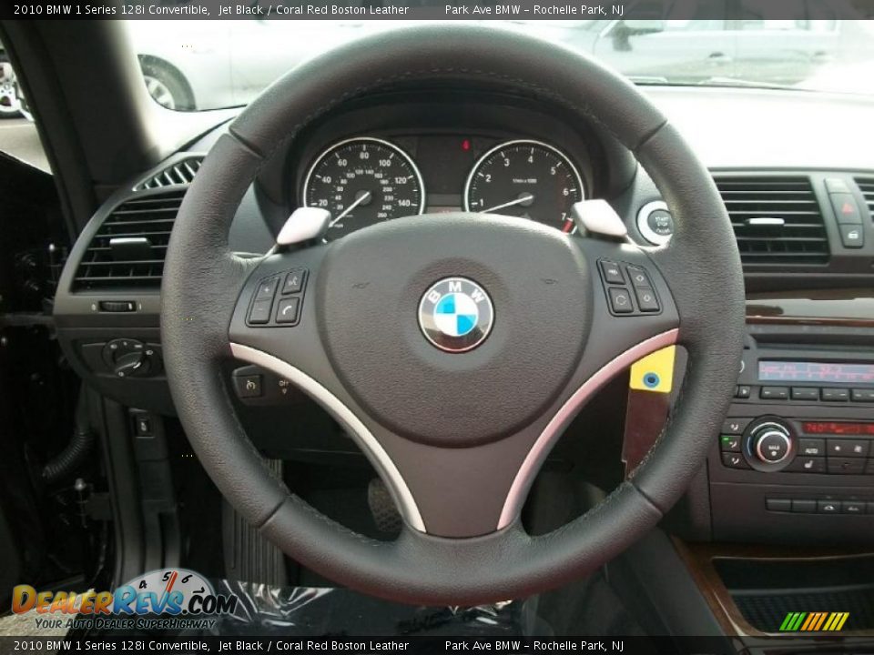 2010 BMW 1 Series 128i Convertible Steering Wheel Photo #15