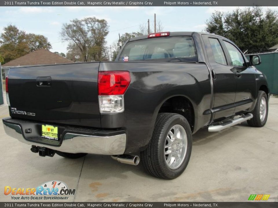 2011 Toyota Tundra Texas Edition Double Cab Magnetic Gray Metallic / Graphite Gray Photo #3