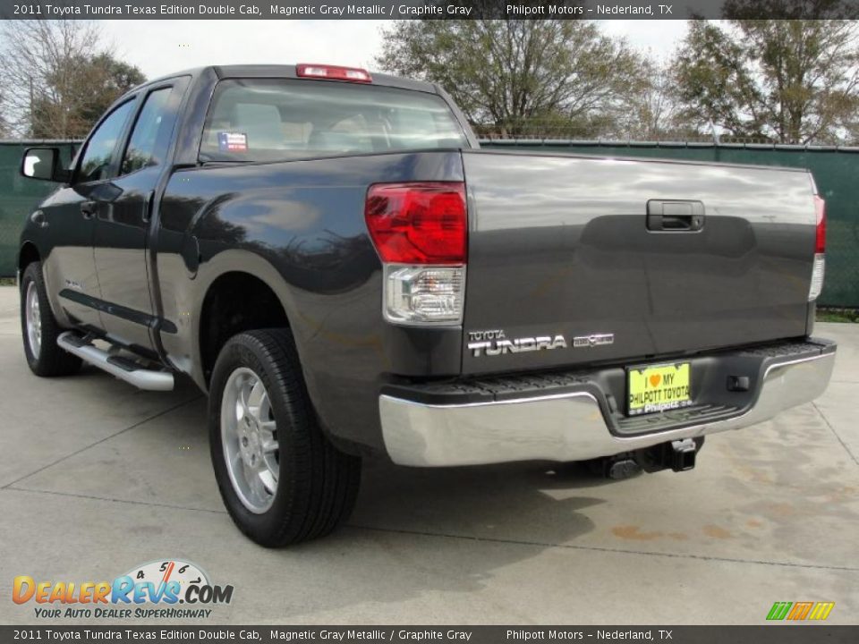 2011 Toyota Tundra Texas Edition Double Cab Magnetic Gray Metallic / Graphite Gray Photo #5