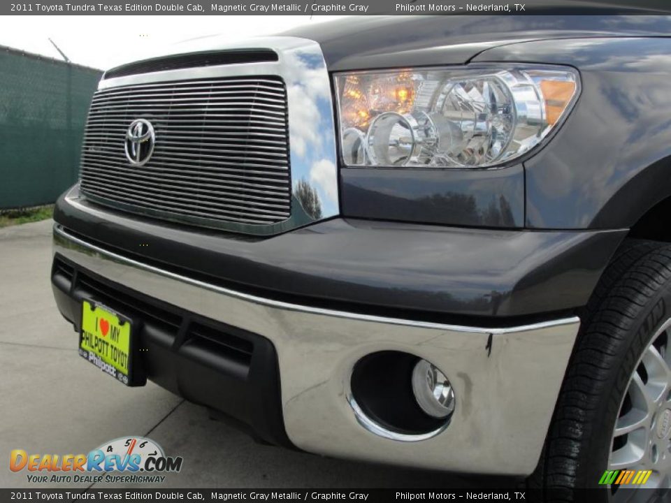 2011 Toyota Tundra Texas Edition Double Cab Magnetic Gray Metallic / Graphite Gray Photo #9