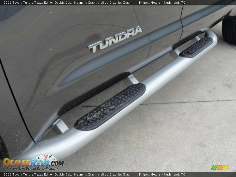 2011 Toyota Tundra Texas Edition Double Cab Magnetic Gray Metallic / Graphite Gray Photo #11