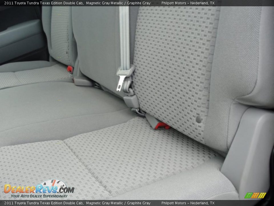 2011 Toyota Tundra Texas Edition Double Cab Magnetic Gray Metallic / Graphite Gray Photo #19