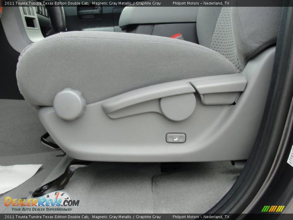 2011 Toyota Tundra Texas Edition Double Cab Magnetic Gray Metallic / Graphite Gray Photo #23