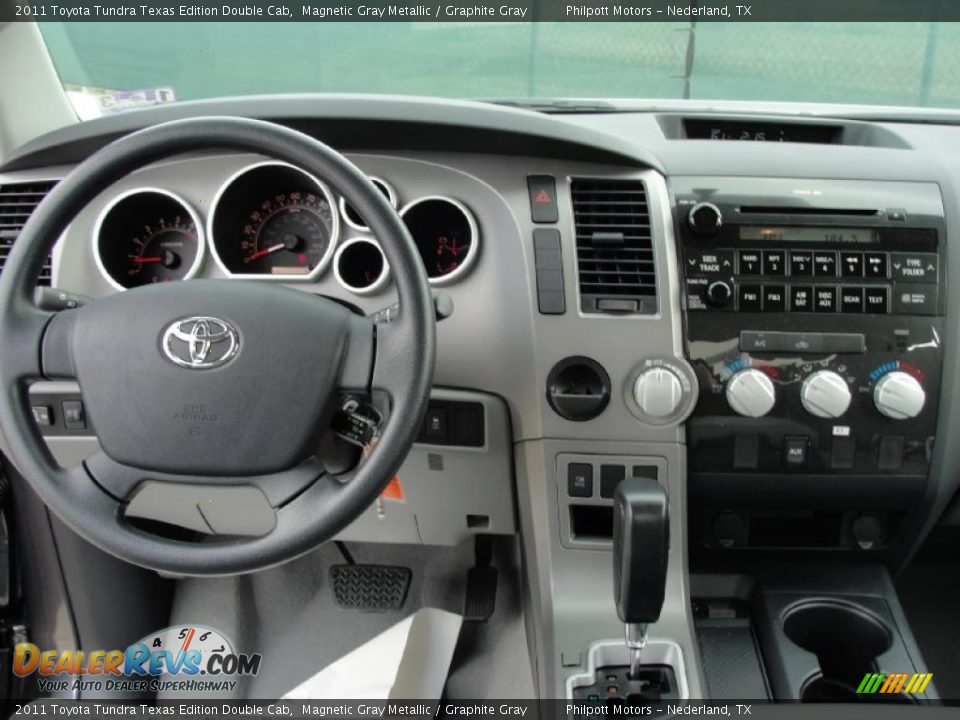 Dashboard of 2011 Toyota Tundra Texas Edition Double Cab Photo #24