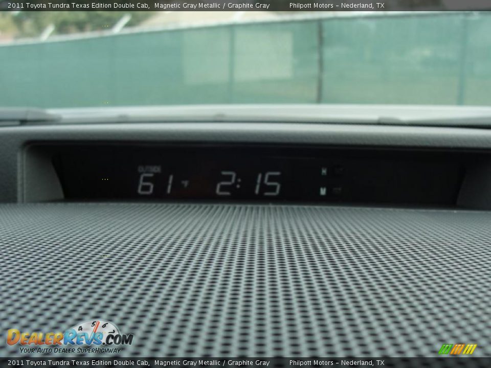 2011 Toyota Tundra Texas Edition Double Cab Magnetic Gray Metallic / Graphite Gray Photo #26